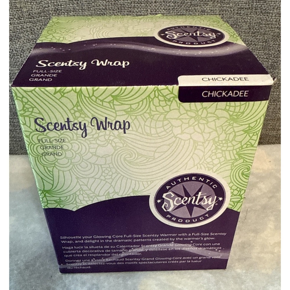 NEW Scentsy CHICKADEE Warmer Wrap Silhouette Wrap Only‎ Birds Retired
